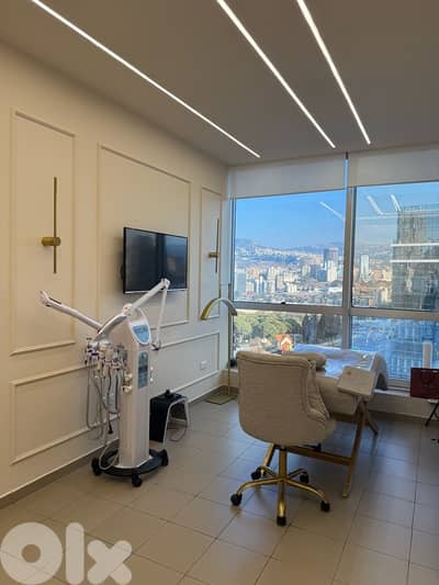 Renovated & equipped room for skincare and face tattoo