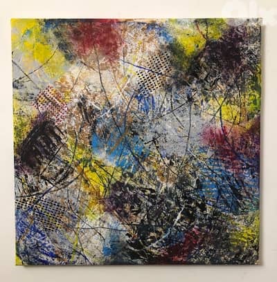 Abstract Acrylic painting