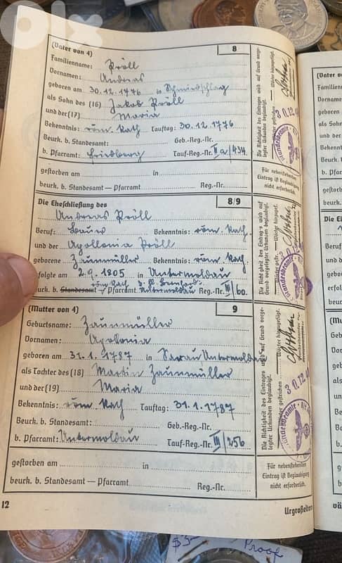 هوية سفر الأجداد نازي سنة ١٧٧٦ حتى ١٩٤٠ لمعرفة الأصول الالمانية للقادة 4