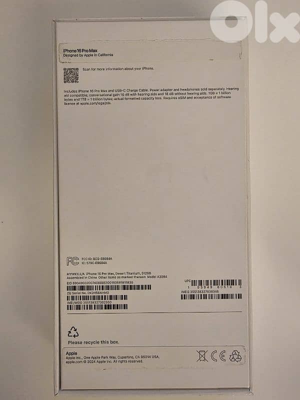 Iphone 16 Pro Max 512GB Desert Titanium 3