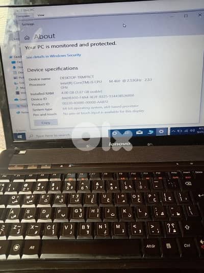 lenovo core i3 hdd 500 gb 2 gb ram battery bedayen