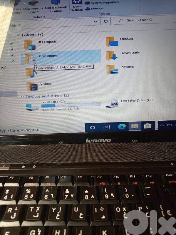 lenovo core i3 hdd 500 gb 2 gb ram battery bedayen 1