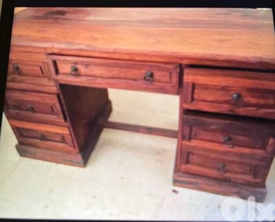wooden desk
