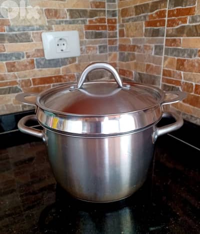Ikea pasta pot (Inox, 3 pieces)