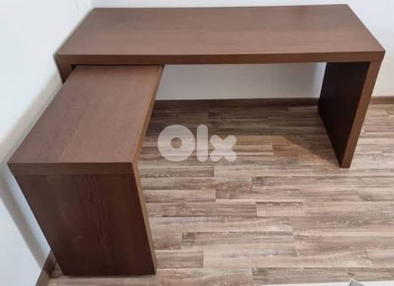 ilea brown wood desk office 2