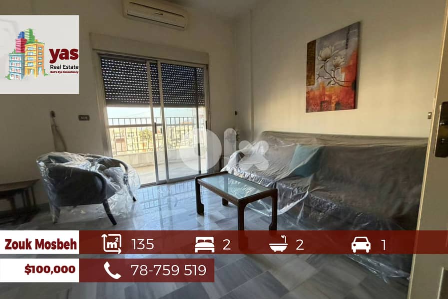 Zouk Mosbeh 135m2 | Well Maintained | Traditional | Calm Street | EL 0