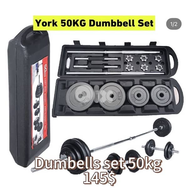 dumbells set 2