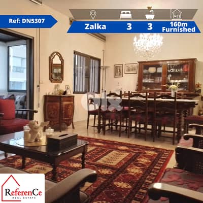 Furnished Apartment for Rent in Zalka شقة مفروشة للإيجار في الزلقا