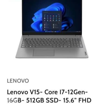 Lenovo v15 512gb/16 core i7