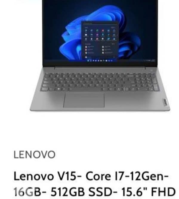 Lenovo v15 512gb/16 core i7 0