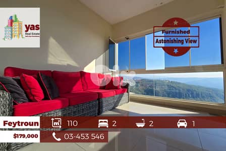 Feytroun 110m2 | Furnished Chalet | Gated | Astonishing View | DA