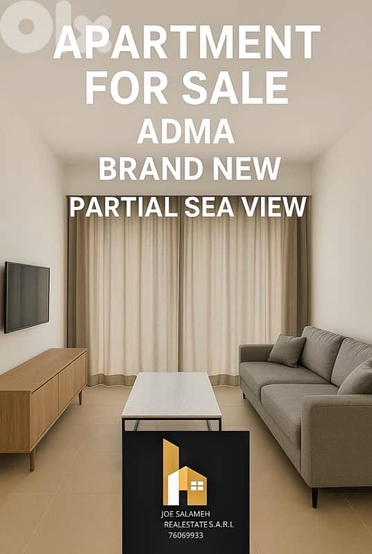Apartment for sale in Adma 210m2 Brand New/أدما 0