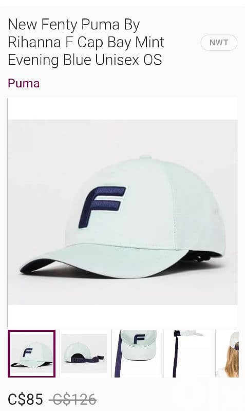 fenty cap by Rihanna 1