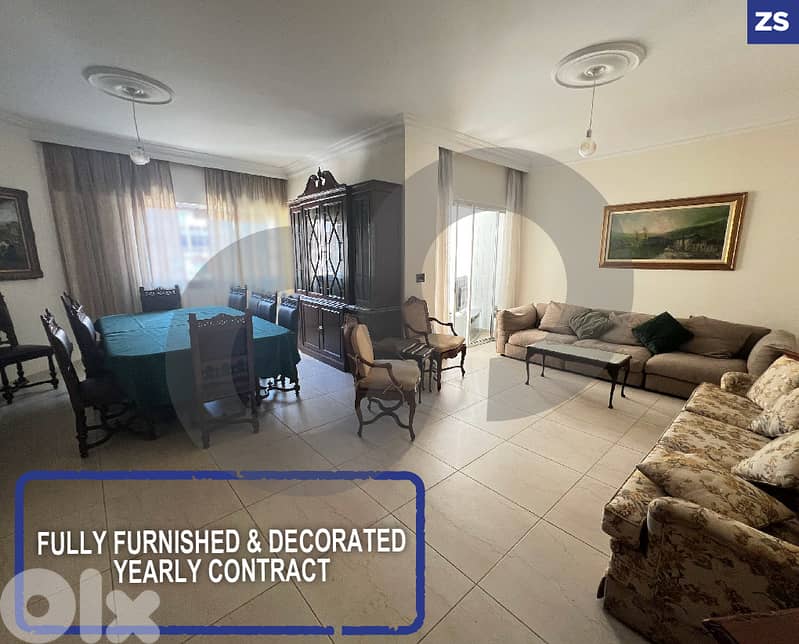 135 fully furnished apartment for rent in Rawshe REF#ZS127284 0