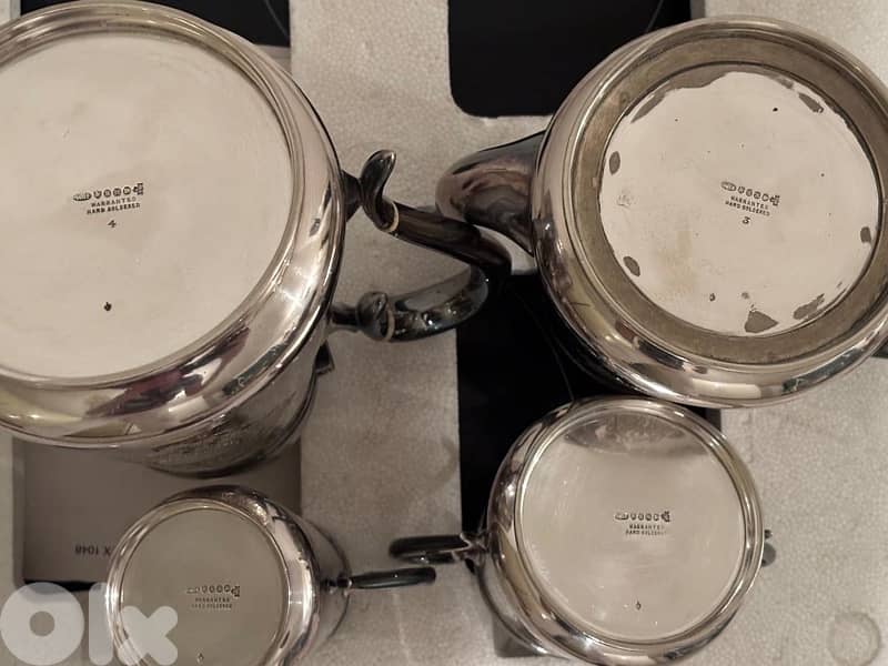 Tea set (plated silver) 3