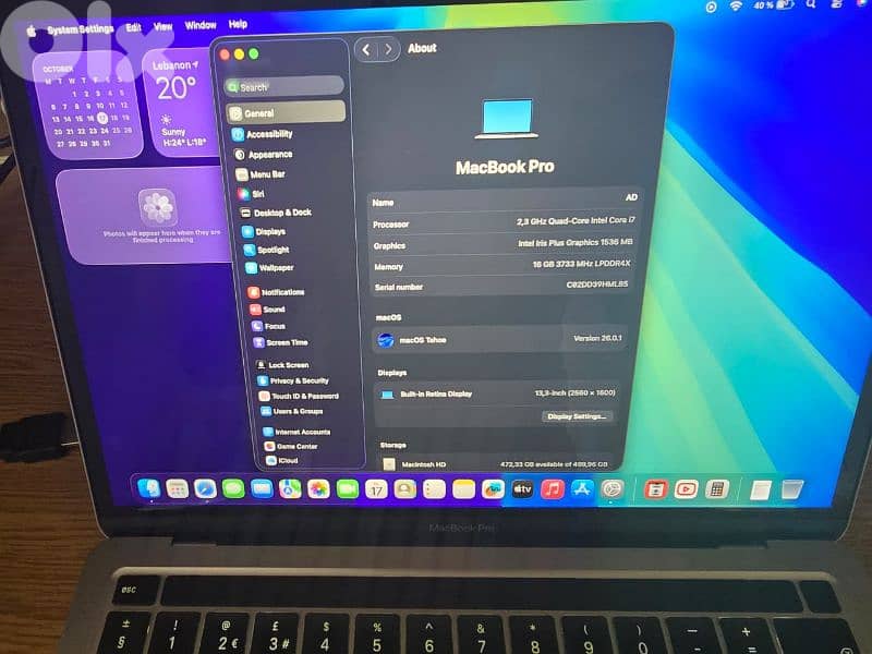Macbook pro 2020 13 inch 5