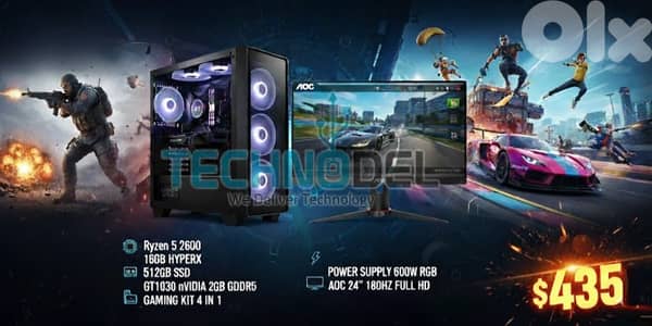 Full setup gaming Desktop