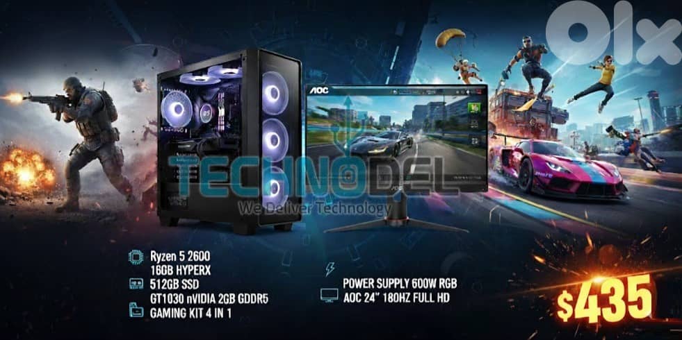 Full setup gaming Desktop 0