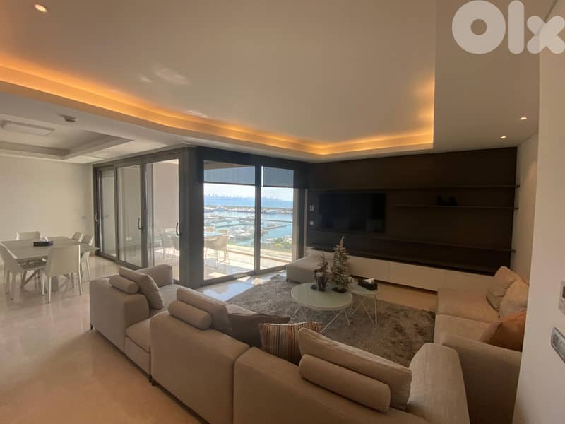 Waterfront City Dbayeh/ DISTINCTIVE Stunning Apartment for rent - ضبية 0