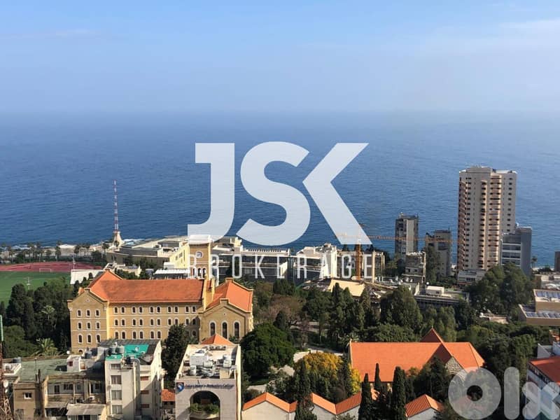 L19492 - High-End Apartment with View For Sale in Hamra, Beirut 0