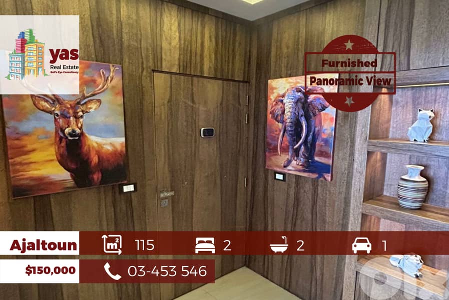 Ajaltoun 115m2 | Furnished | Decorated | Calm Street | Catch | DA 0