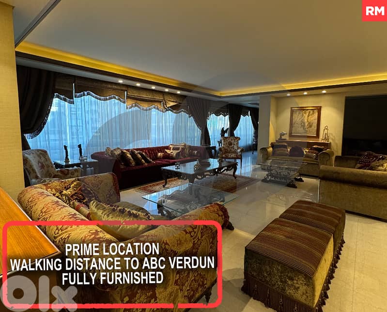 Luxurious, prime location, beirut, verdun/فردان REF#RM127416 0