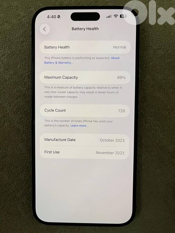 iPhone 15 pro max 0