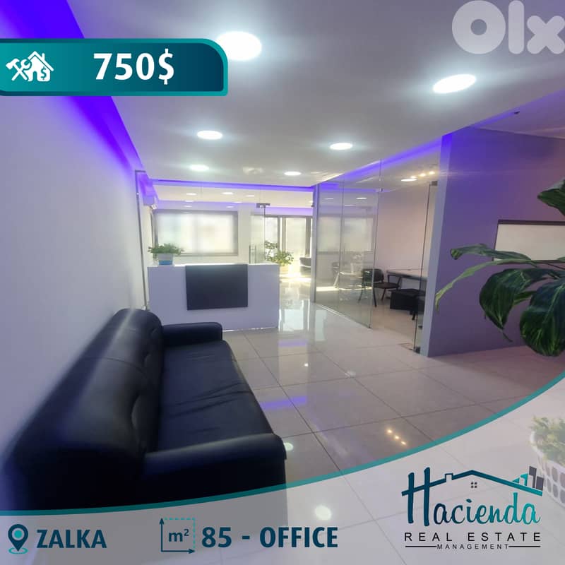 Furinished Office For Rent In Zalka 0