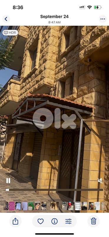 2 bed Apparment for rent Monsourieh Maten