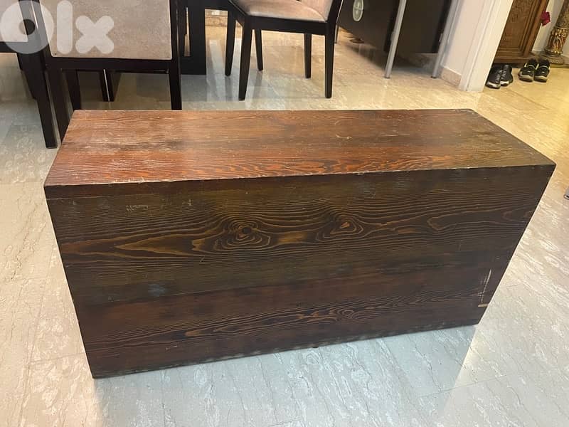 rustic sold wood drawer cabinet 2