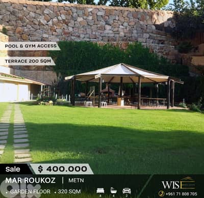 Elegant 320 SQM Apartment for SALE in Mar Roukoz – Cap Sur Ville!