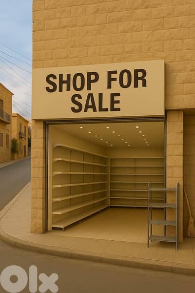 Prime Store 4sale in Halat/Facing the Main Road - محل للبيع في حالات