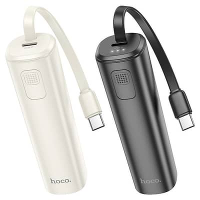 Powerbank Mini Size available in Black and White
