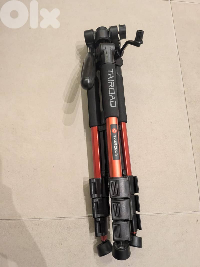Camera Tripod - Tairoad T1-111 Camera Tripod 55" Aluminum Lightweight 1