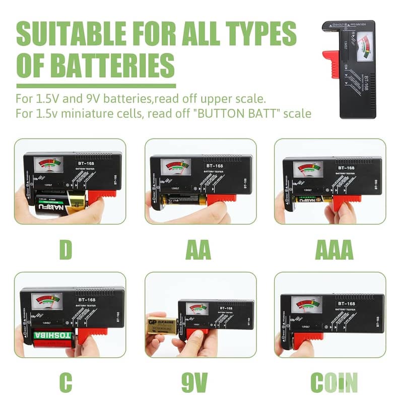 Universal Battery Volt Tester 0