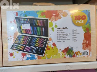 Drawing Box 180 item شنطة تلوين و رسم