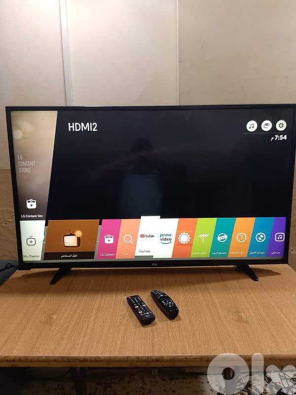 led lg 50" smart built in reciver 0
