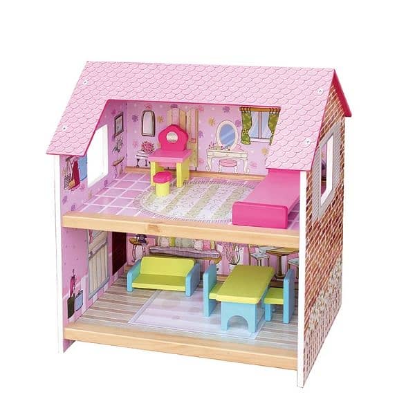 Big Barbie House wood 0