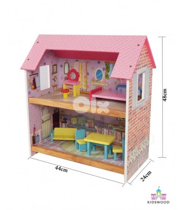 Big Barbie House wood 1