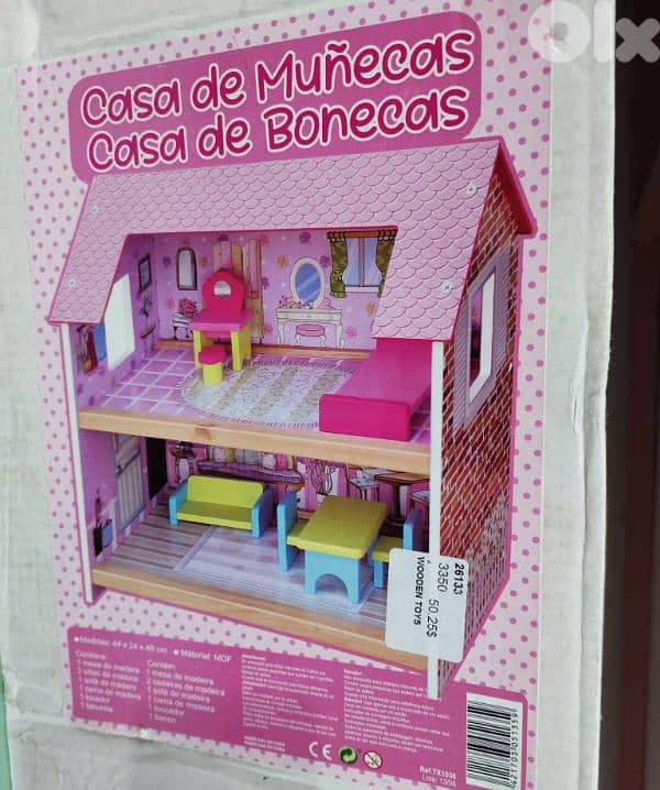 Big Barbie House wood 2