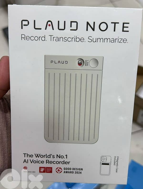 Plaud Note AI voice recorder 64gb silver 0
