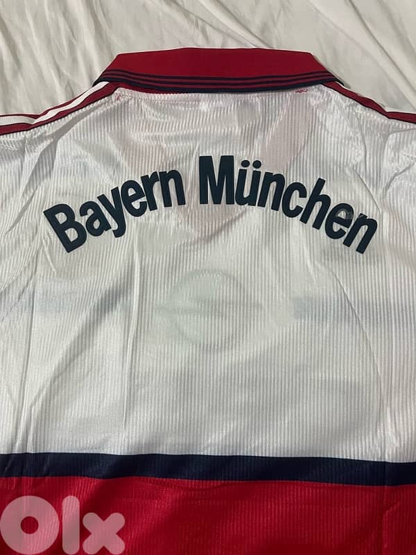 Bayern Munich 1998 away rare retro opel adidas jersey 11