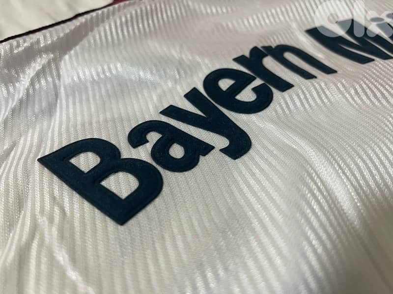 Bayern Munich 1998 away rare retro opel adidas jersey 14