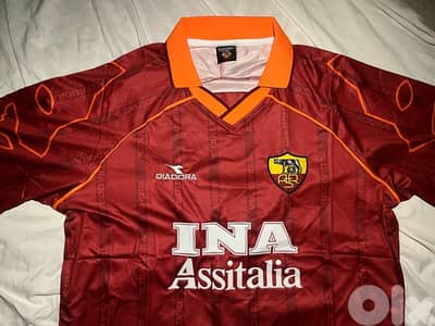 roma diadora 1999/2000 retro jersey