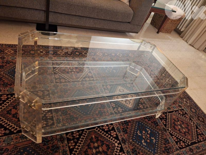 coffee table plexi Vintage seventies original 3