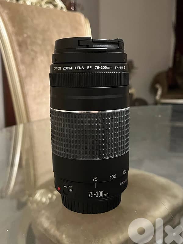 Canon 75-300mm lens barely used intact condition 1