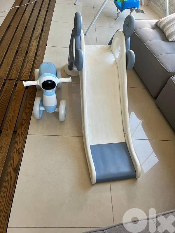 bicycle and slide 0