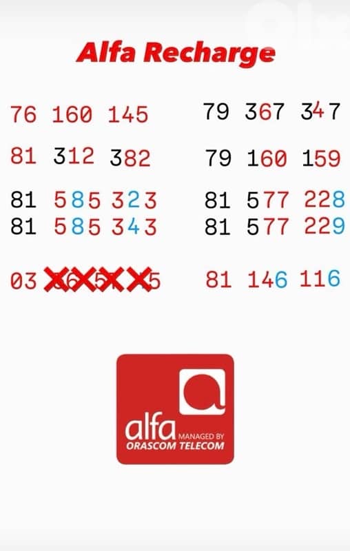 touch and alfa special numbers hot prices 0