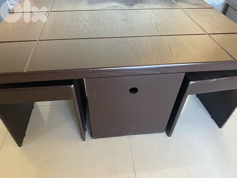 wood living room table 0