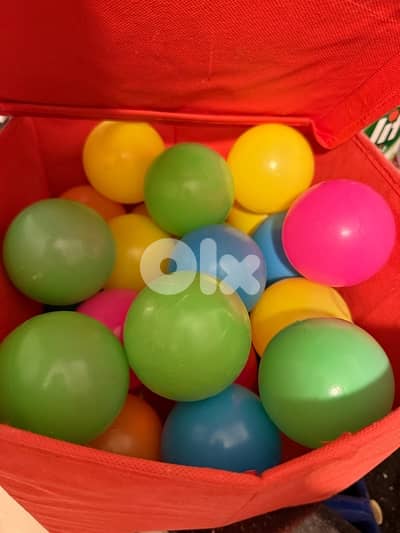 Multi-colored balls